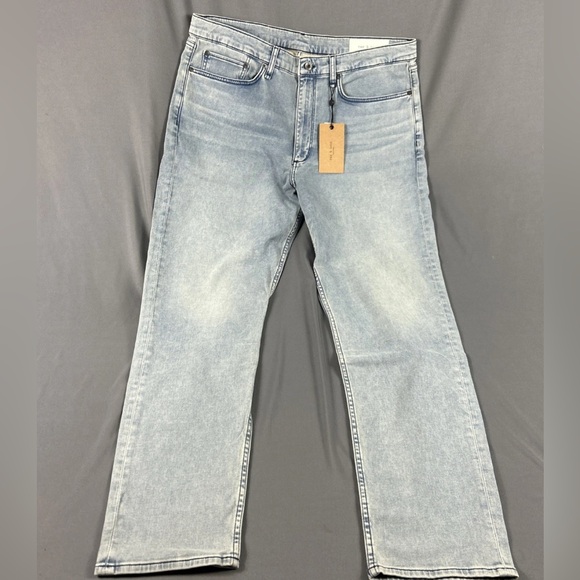 Rag & Bone Jeans Fit 2 Action Loopback Slim 38 x 32 Ford Blue Cotton